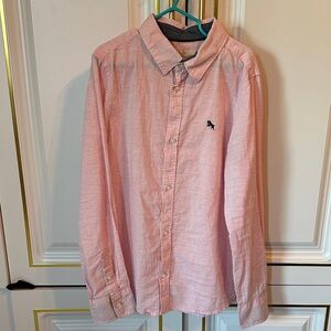 Boys H&M Light Pink Button-Up Shirt